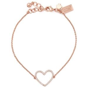 KATE SPADE • Scrunched Scallops Heart Bracelet